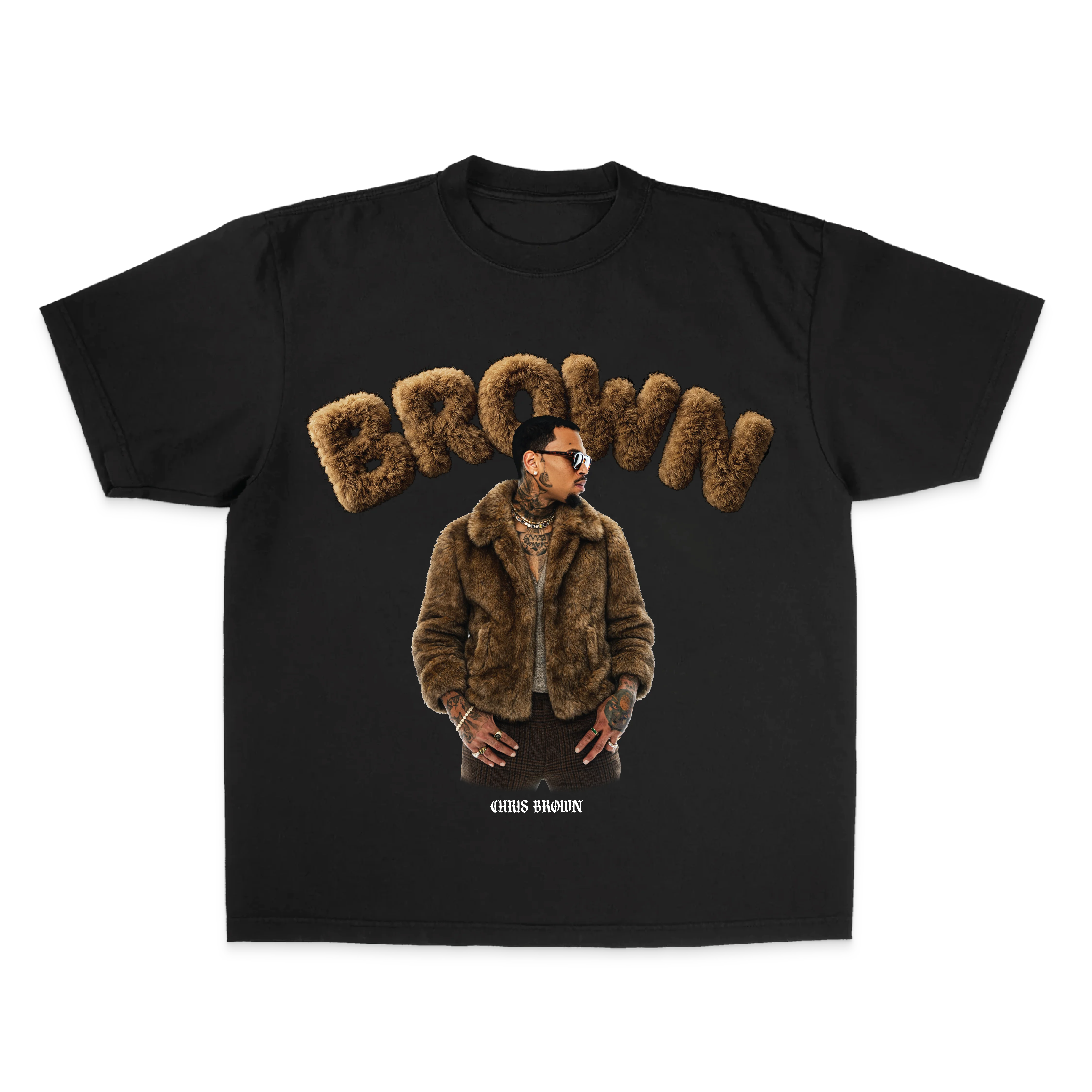 FUZZY BROWN S/S T-SHIRT