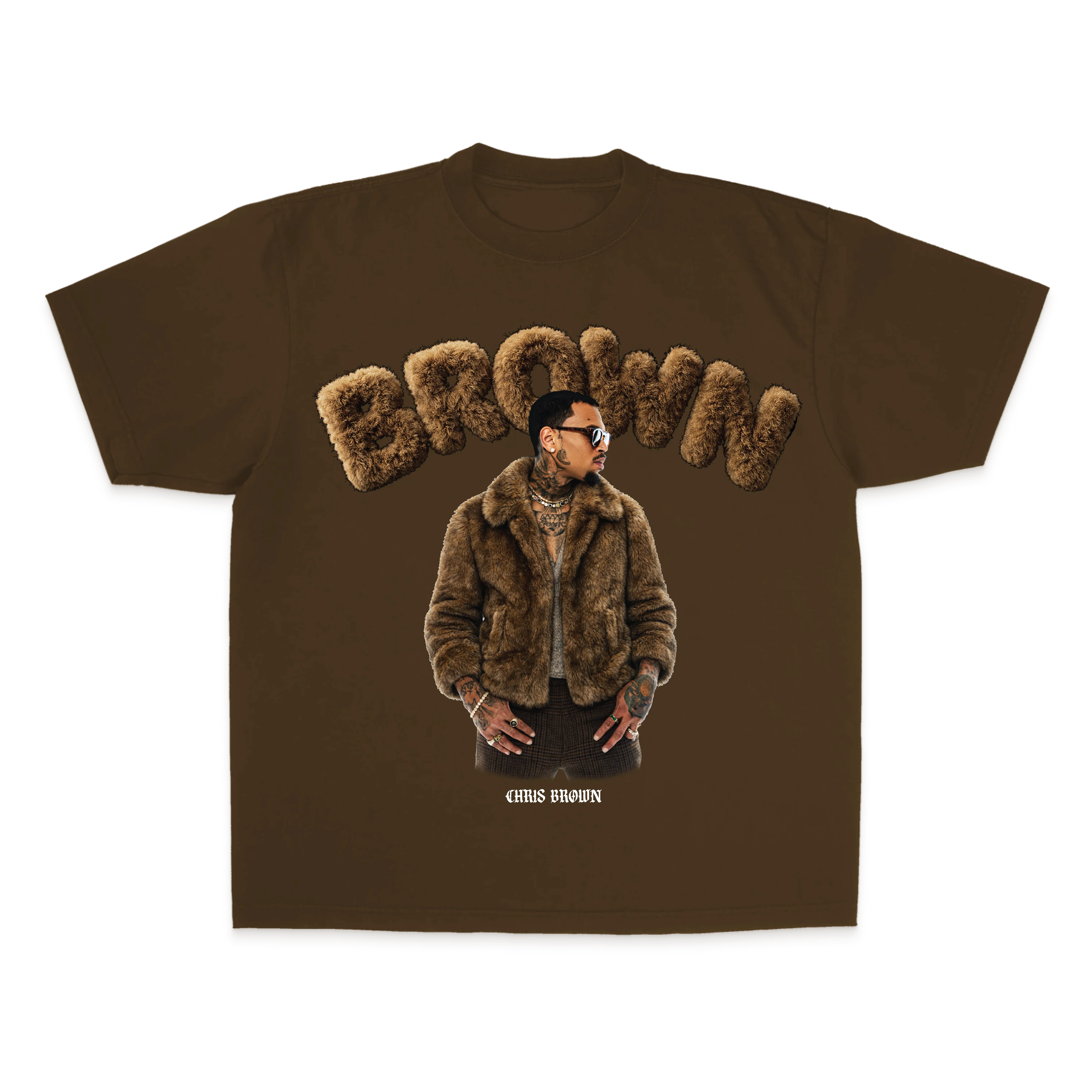 FUZZY BROWN S/S T-SHIRT - Image 2
