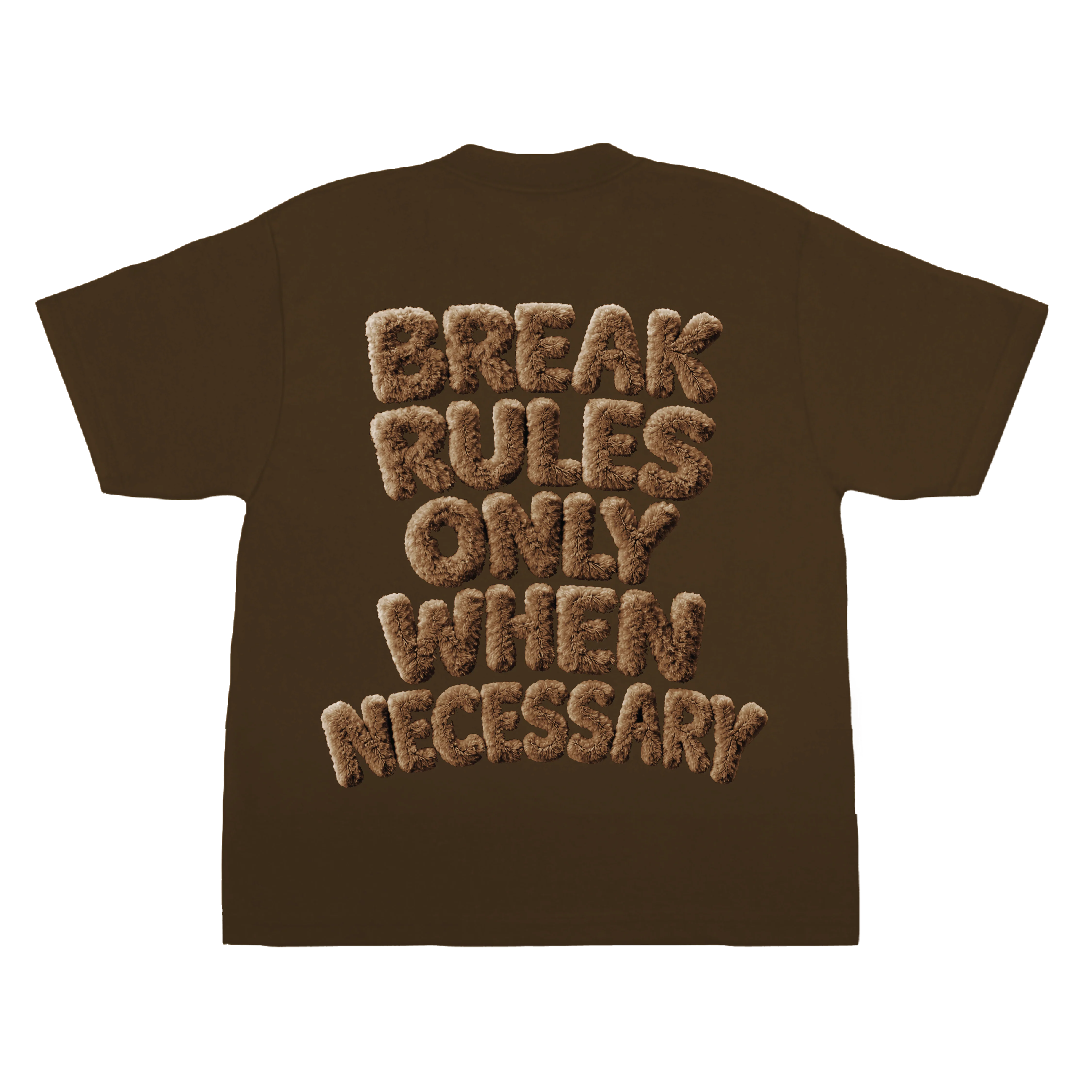 FUZZY BROWN S/S T-SHIRT - Image 3