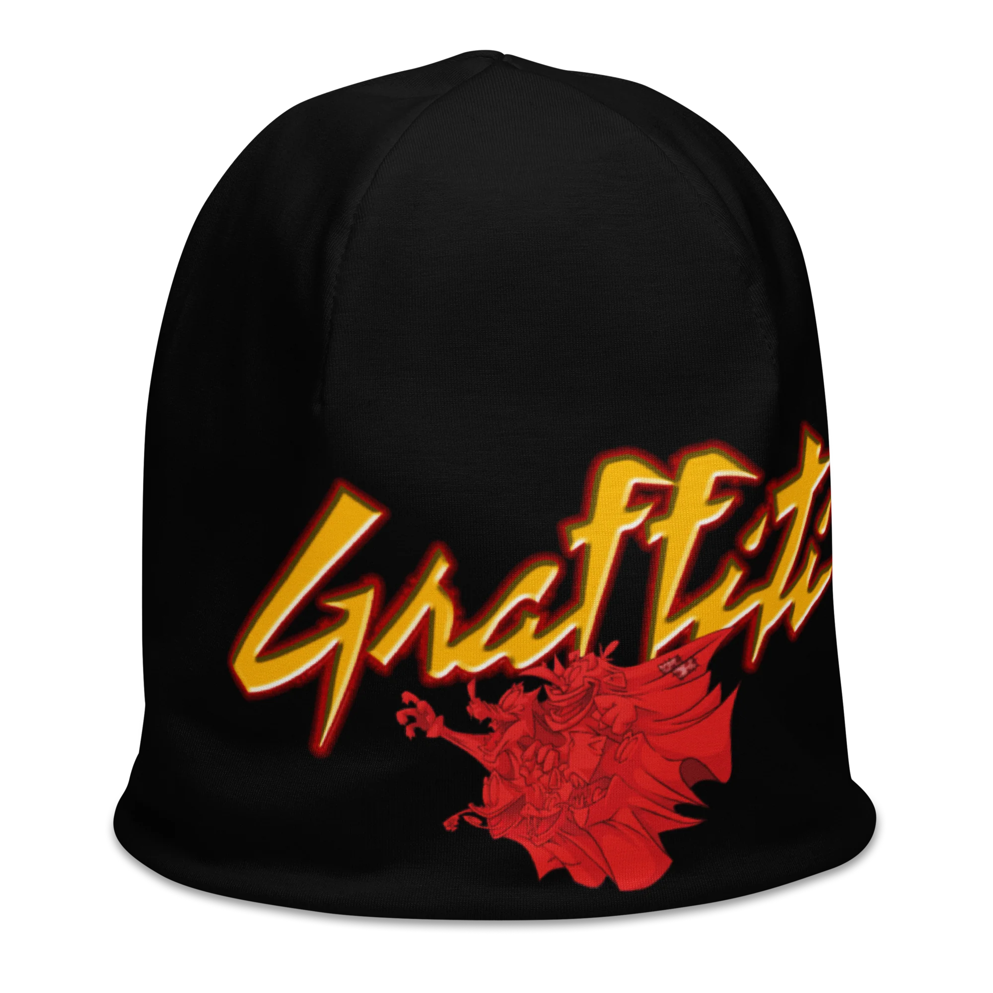 GRAFFITI ROLLOUT All-Over Print Beanie - Image 3
