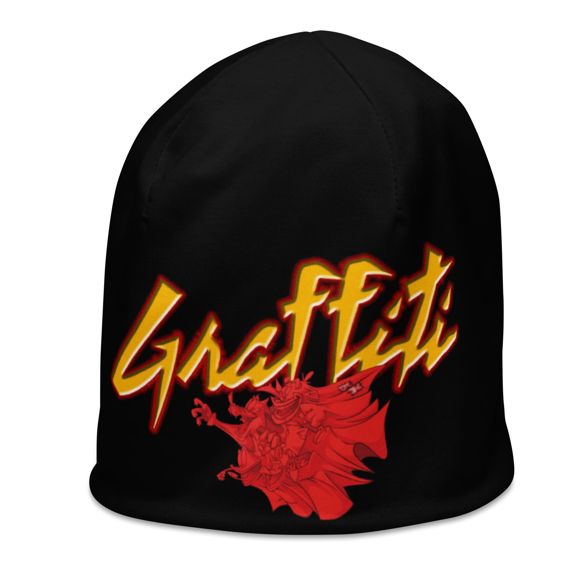 GRAFFITI ROLLOUT All-Over Print Beanie - Image 4