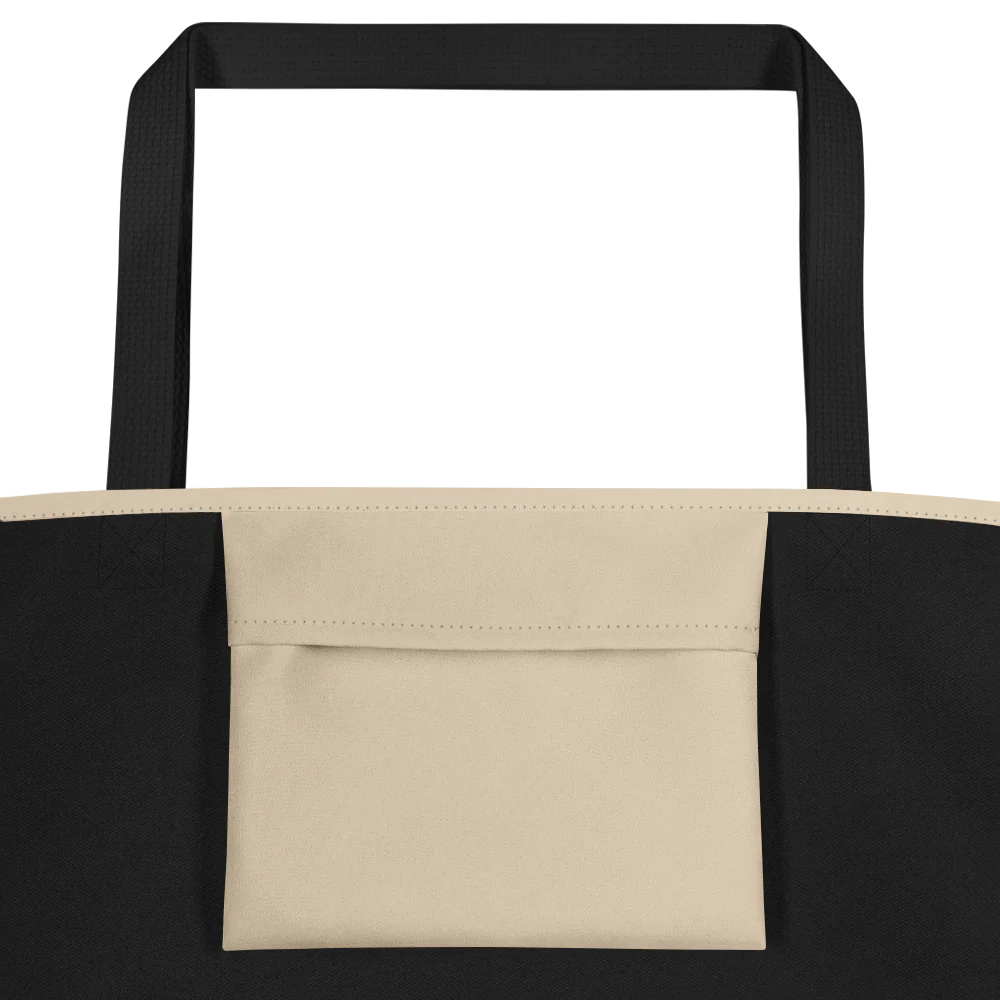 HIGHLINE BROWN All-Over Print Large Tote Bag - Image 3