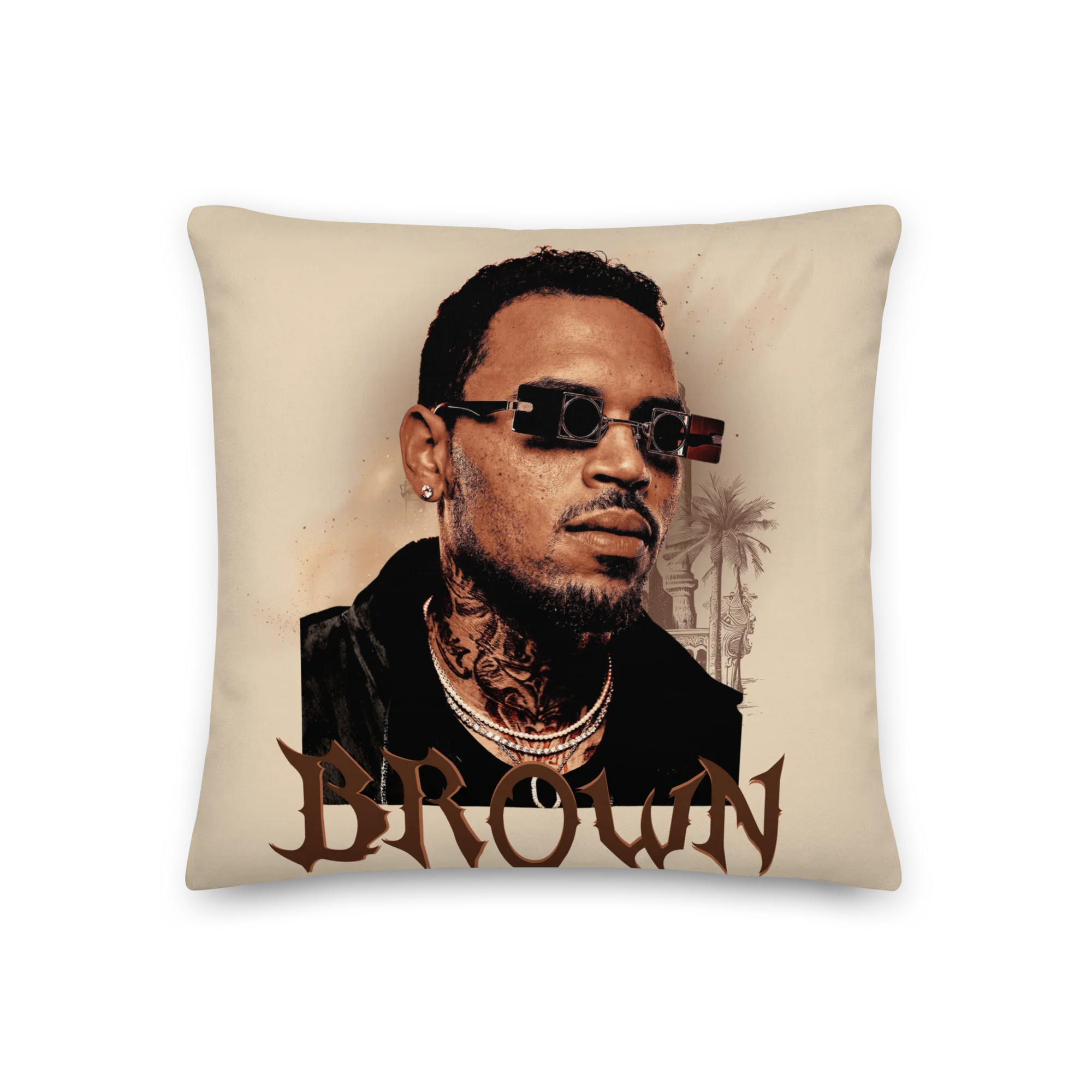 HIGHLINE BROWN Premium Pillow - Image 2
