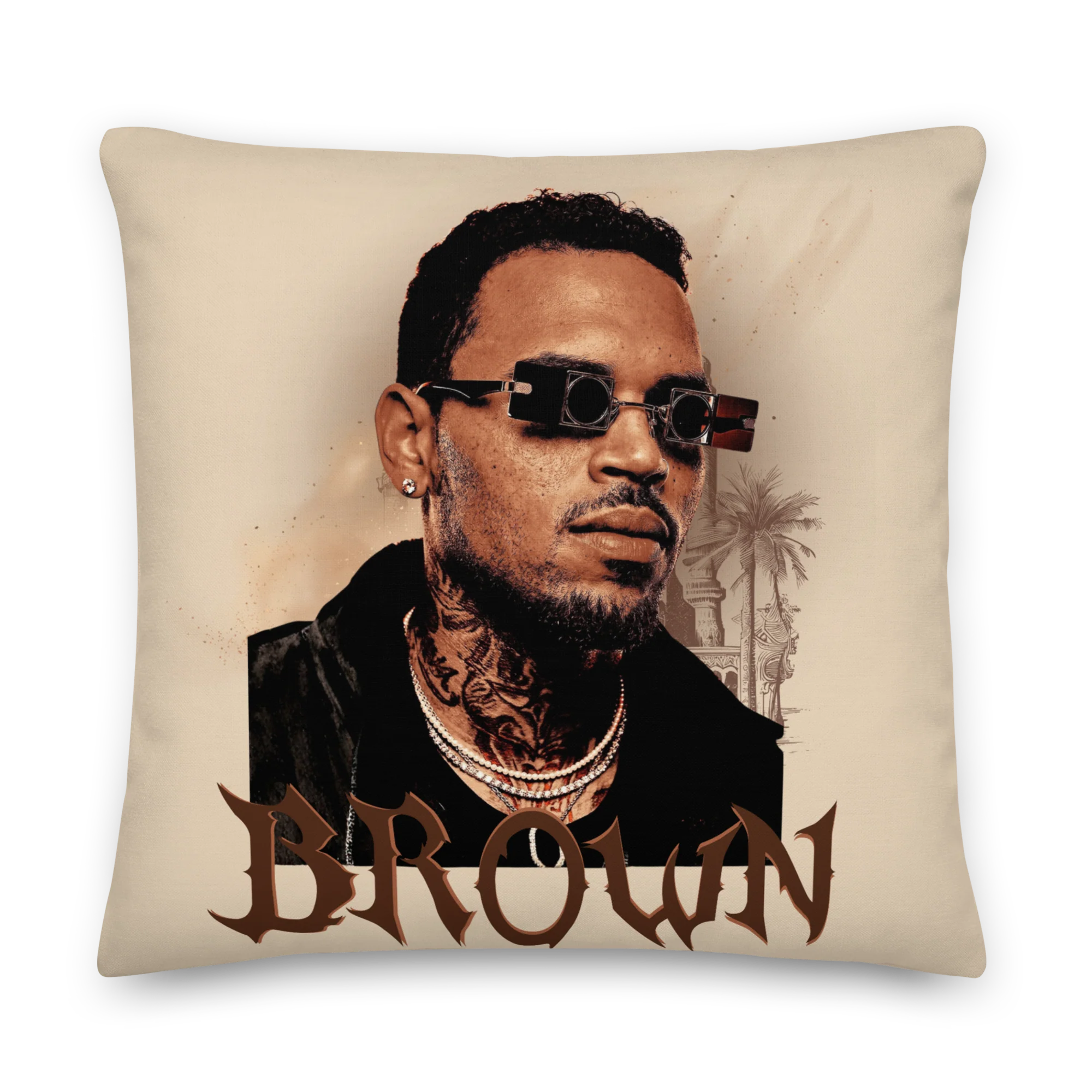 HIGHLINE BROWN Premium Pillow - Image 3