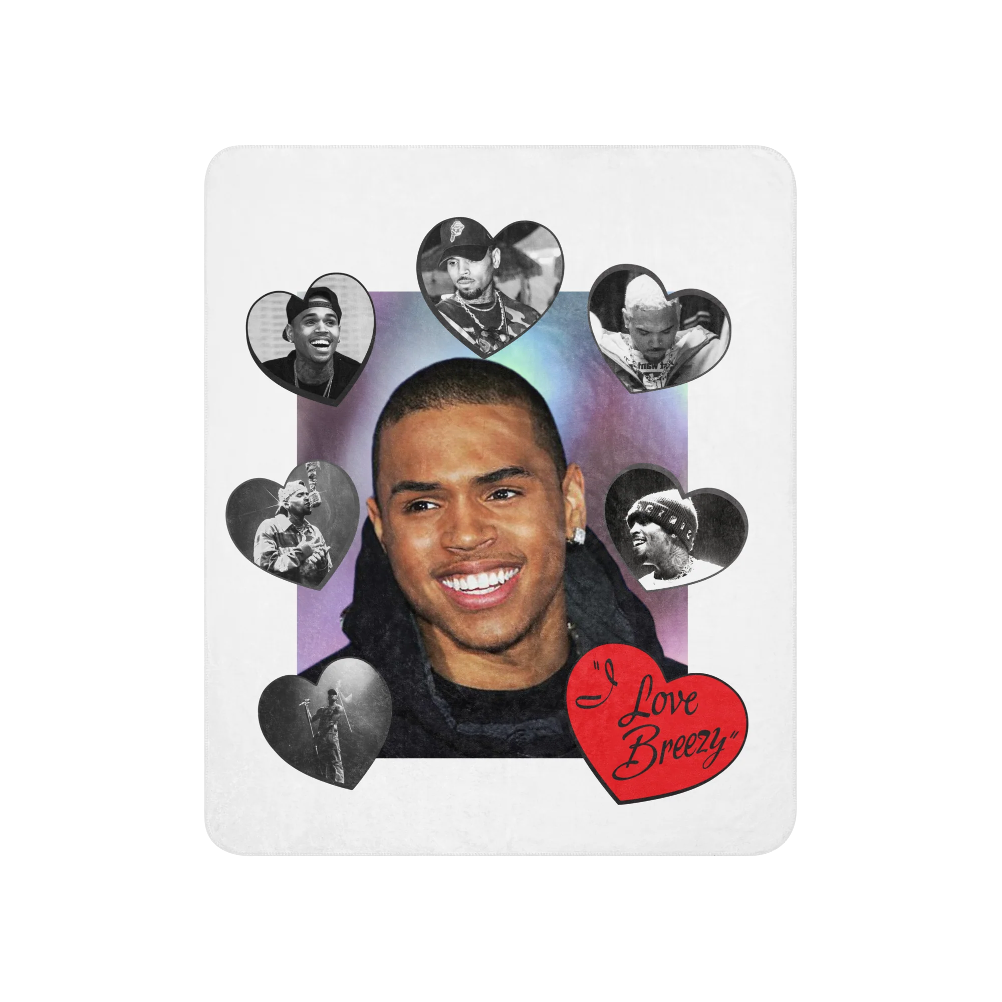 I LOVE BREEZY SHERPA BLANKET - Image 3
