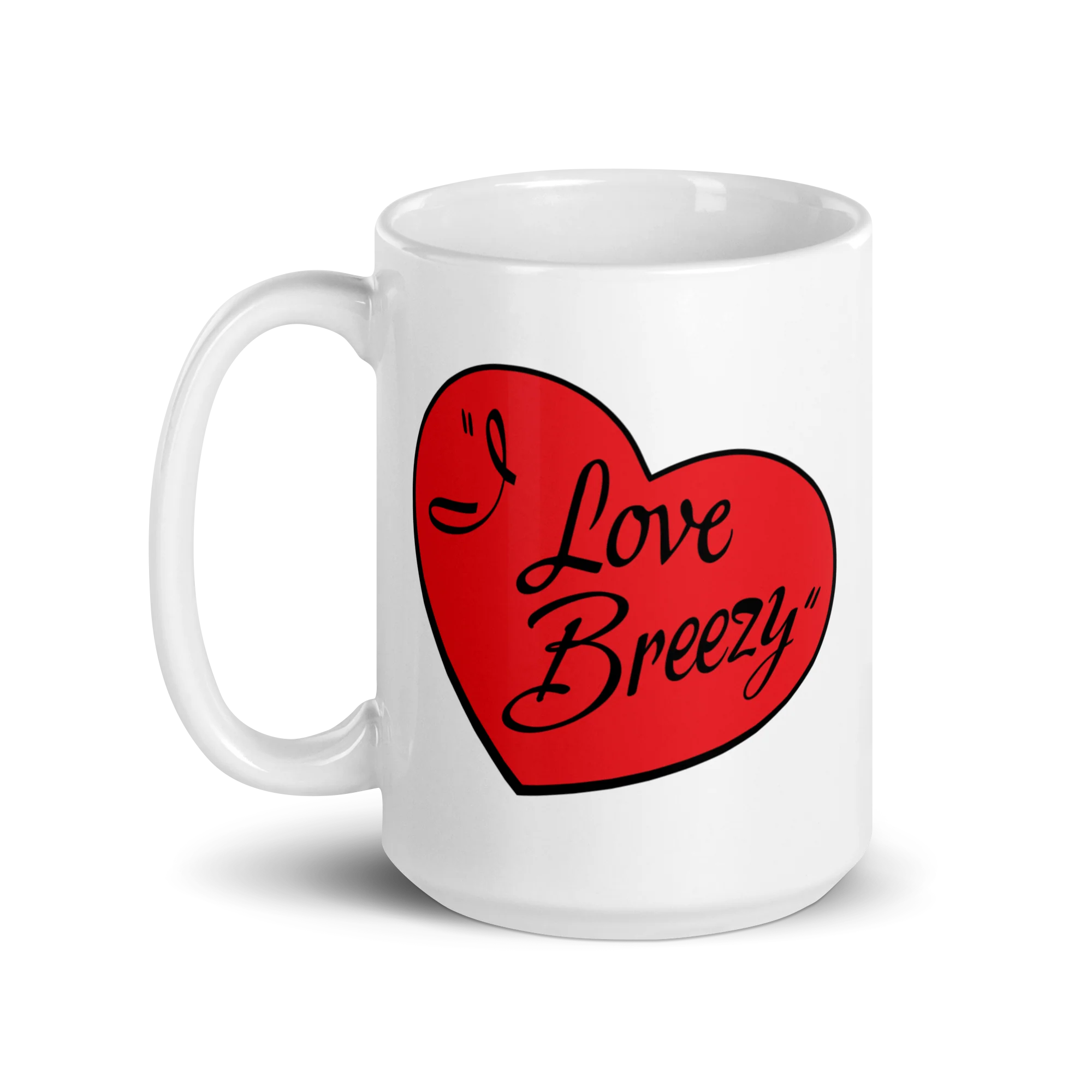 I LOVE BREEZY WHITE MUG - Image 4