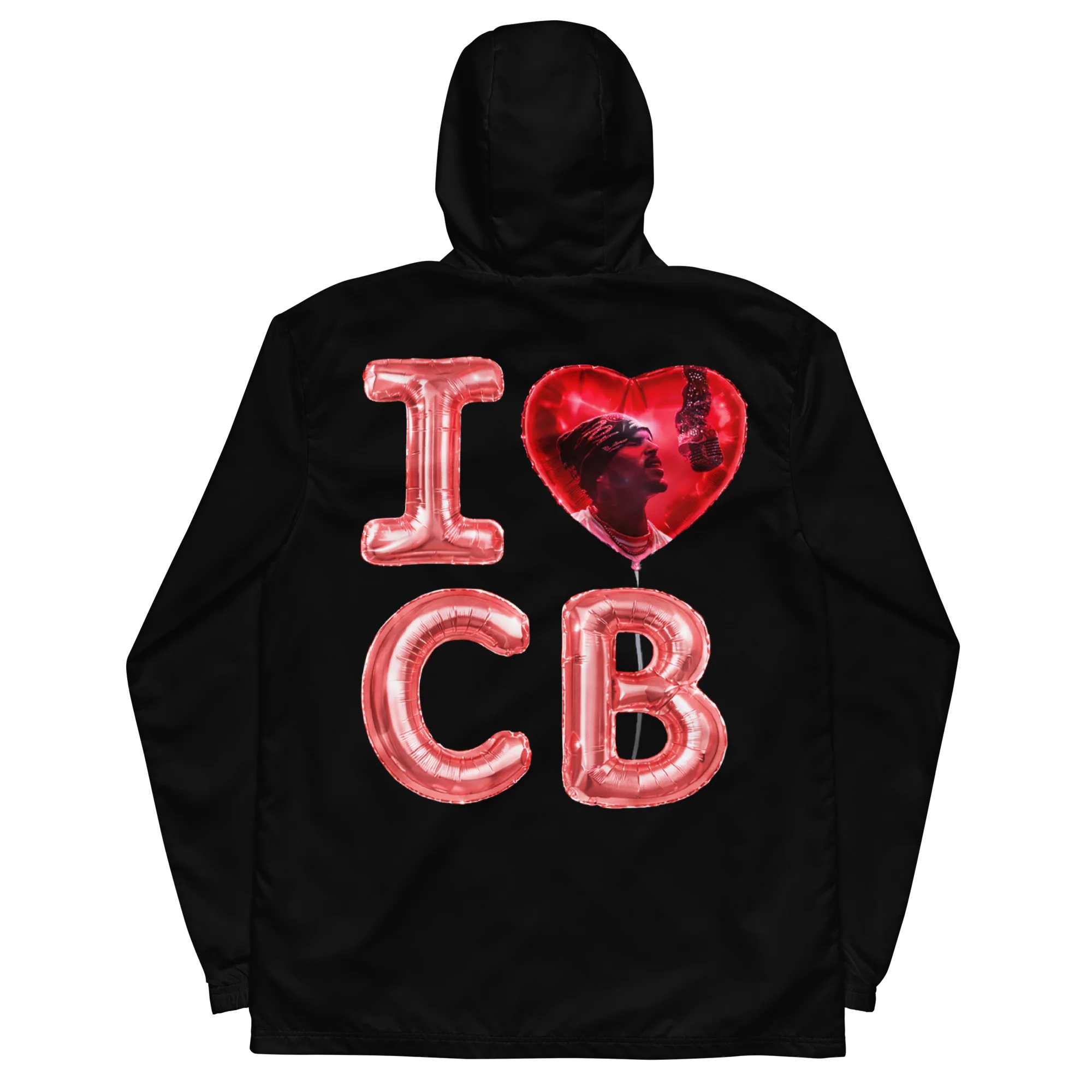 I LOVE CB BALLOON MEN'S WINDBREAKER - Image 2