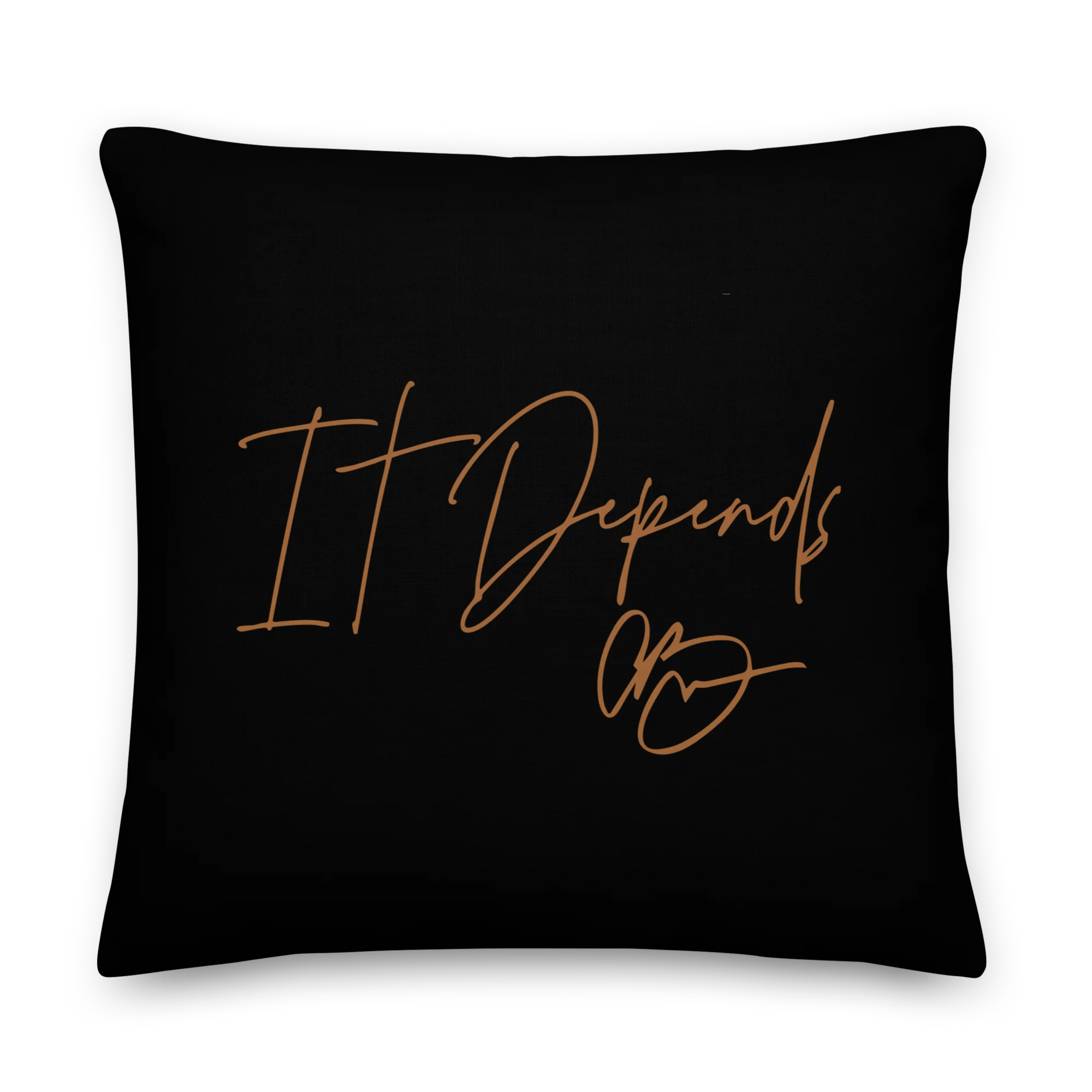 IT DEPENDS Premium Pillow - Image 4