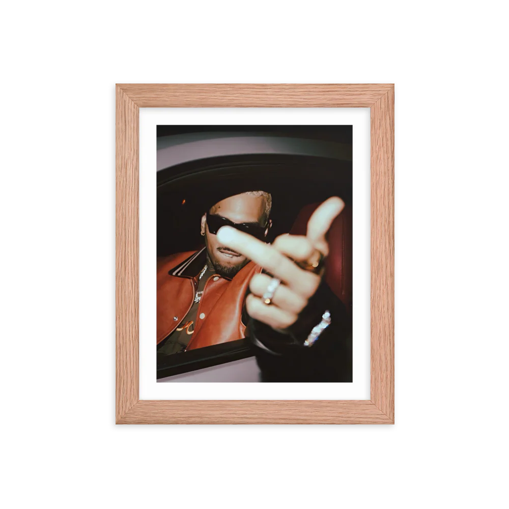 Middle Finger Framed Poster - Image 5