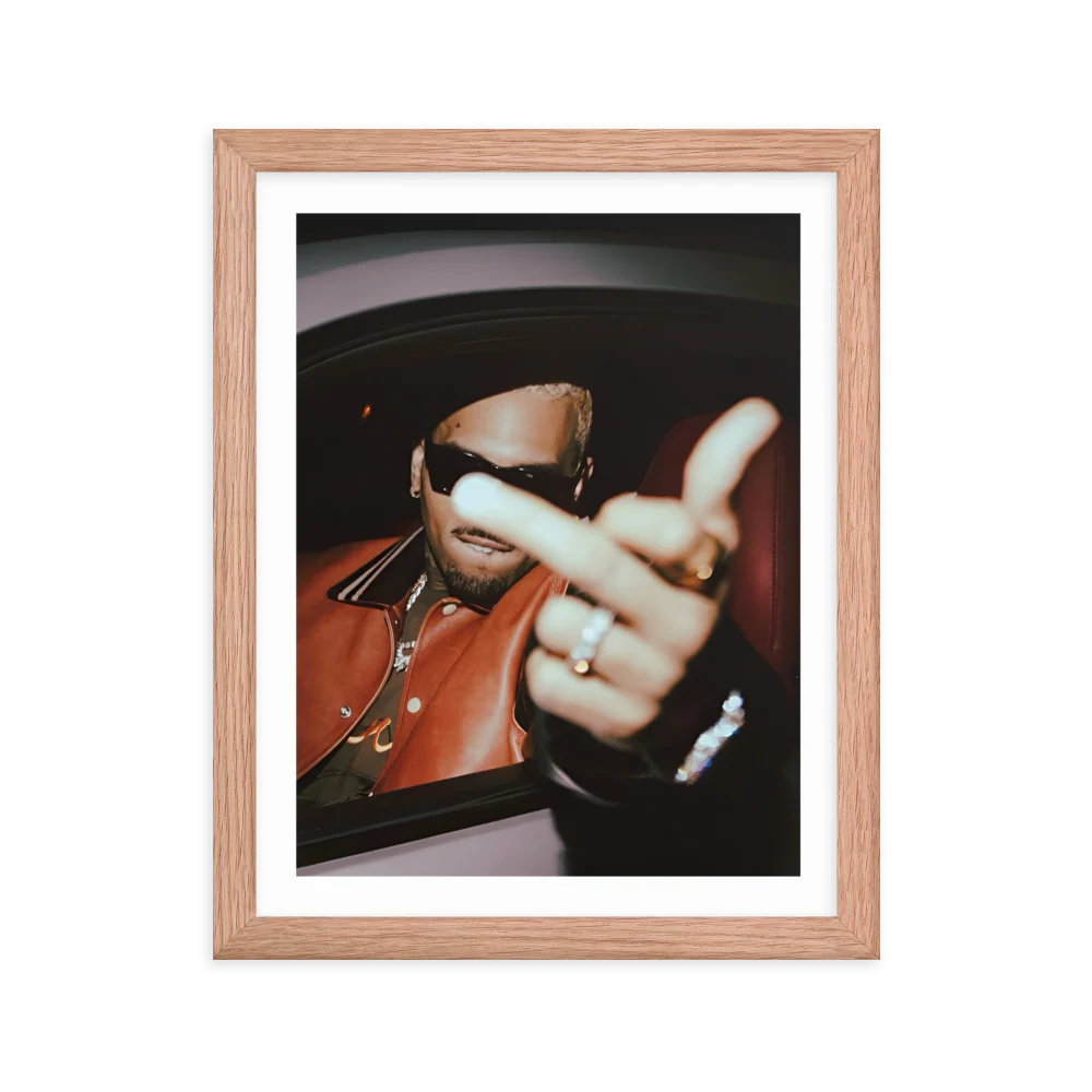 Middle Finger Framed Poster - Image 6