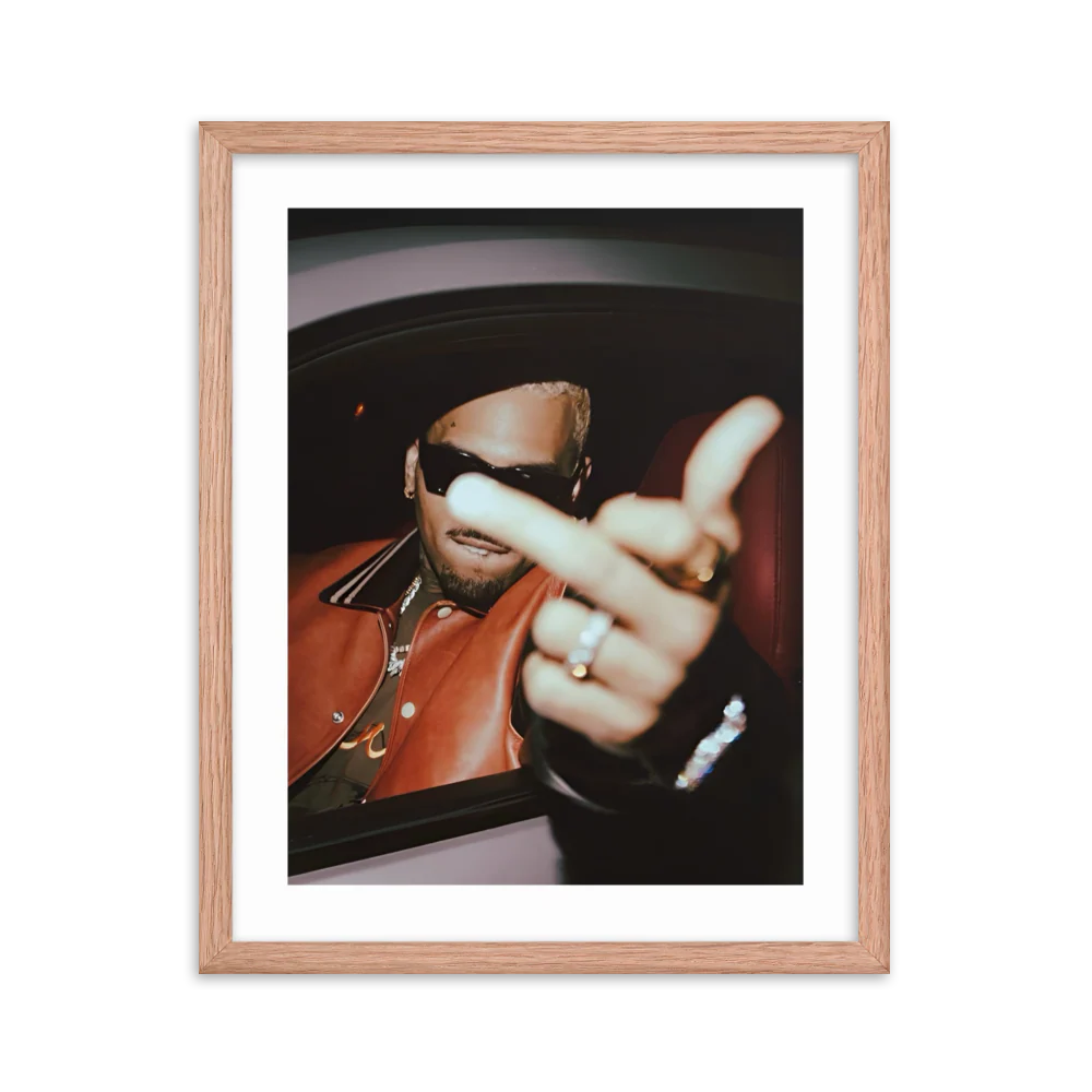 Middle Finger Framed Poster - Image 7
