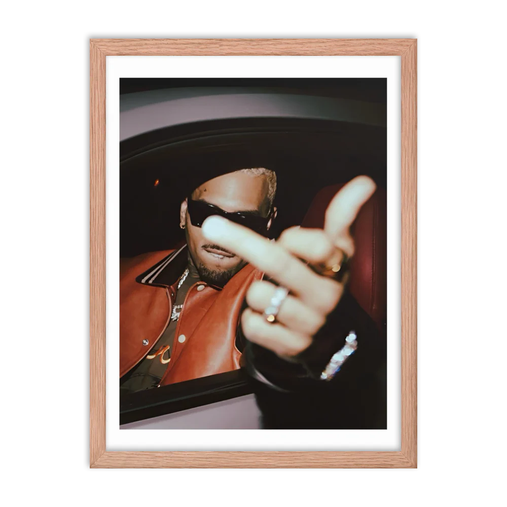 Middle Finger Framed Poster - Image 8