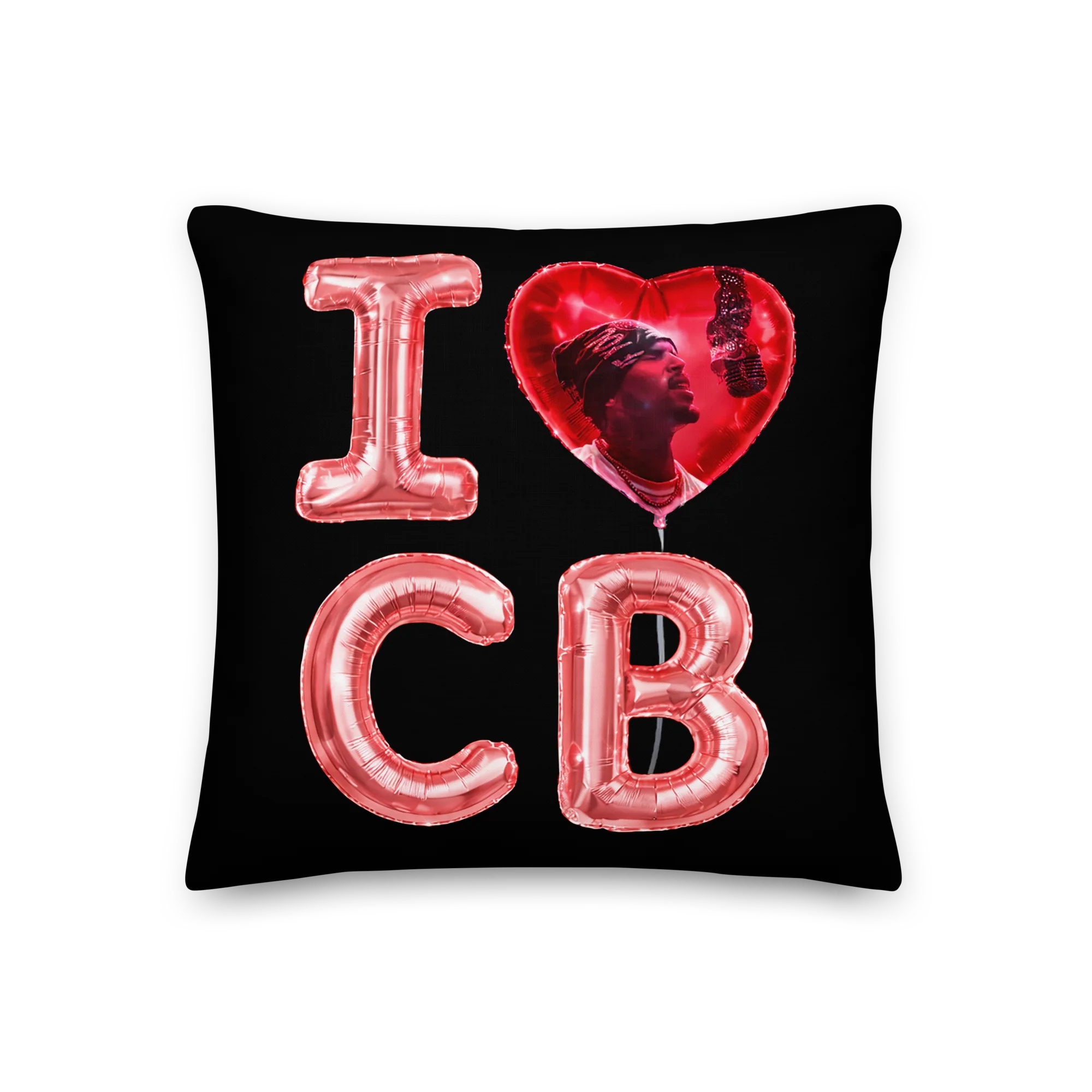I LOVE CB BALLOON Premium Pillow - Image 2