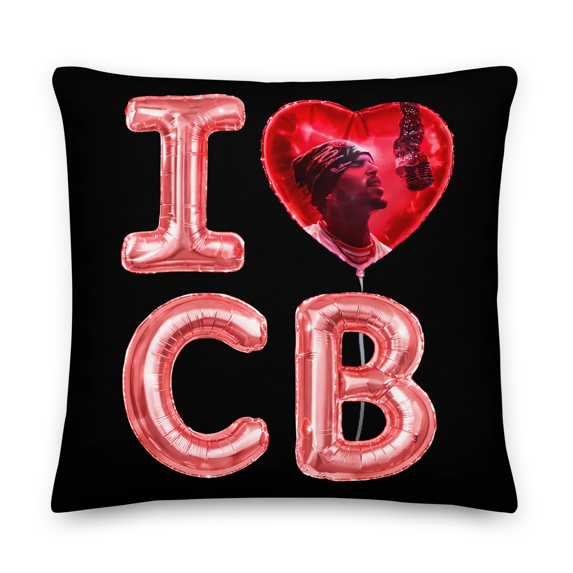 I LOVE CB BALLOON Premium Pillow - Image 3