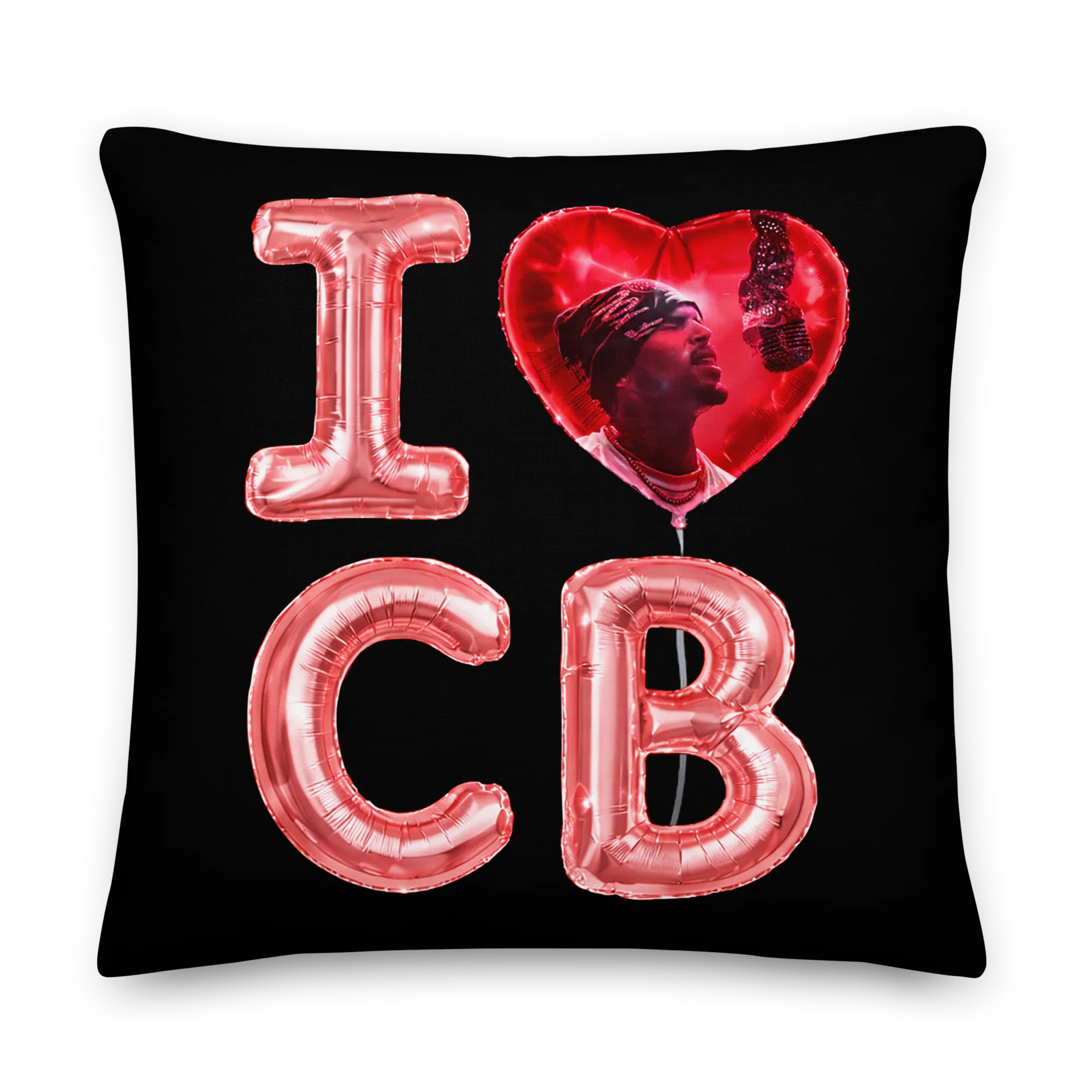 I LOVE CB BALLOON Premium Pillow - Image 4