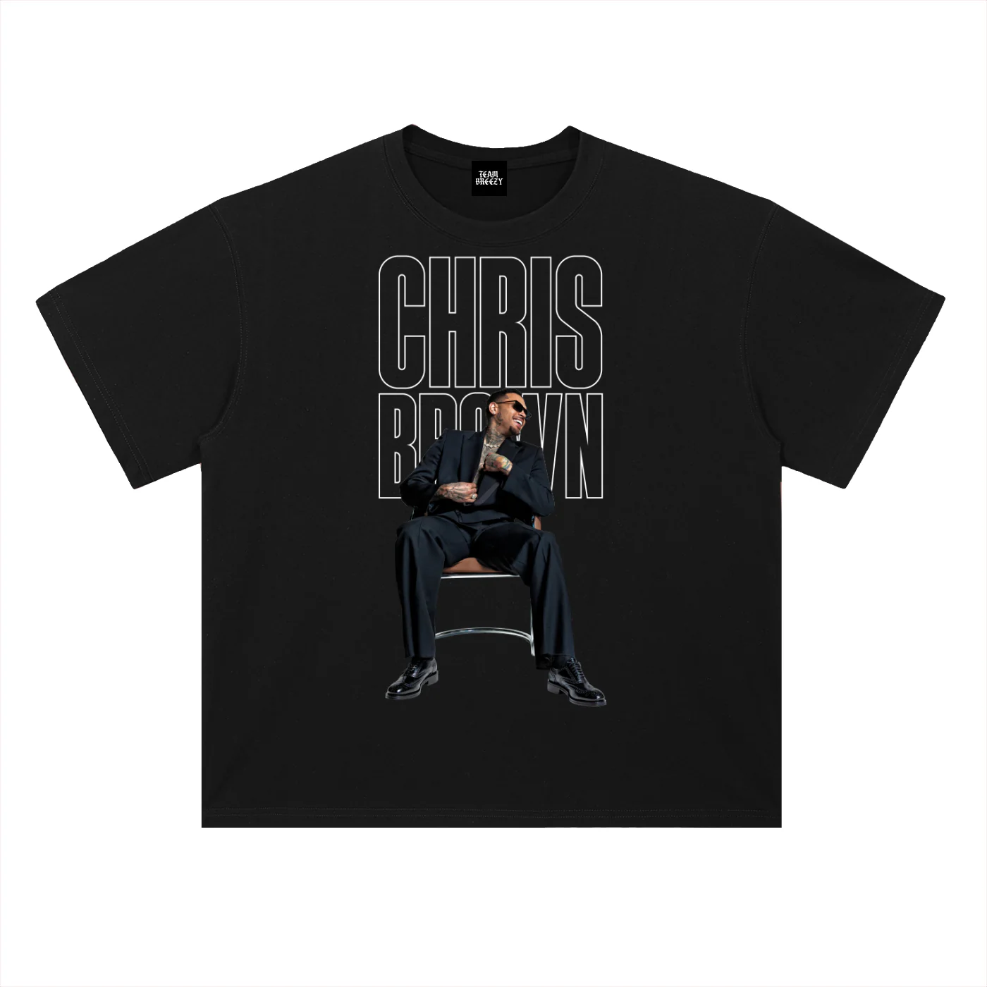 R&B HEADLINER S/S BLACK T-SHIRT