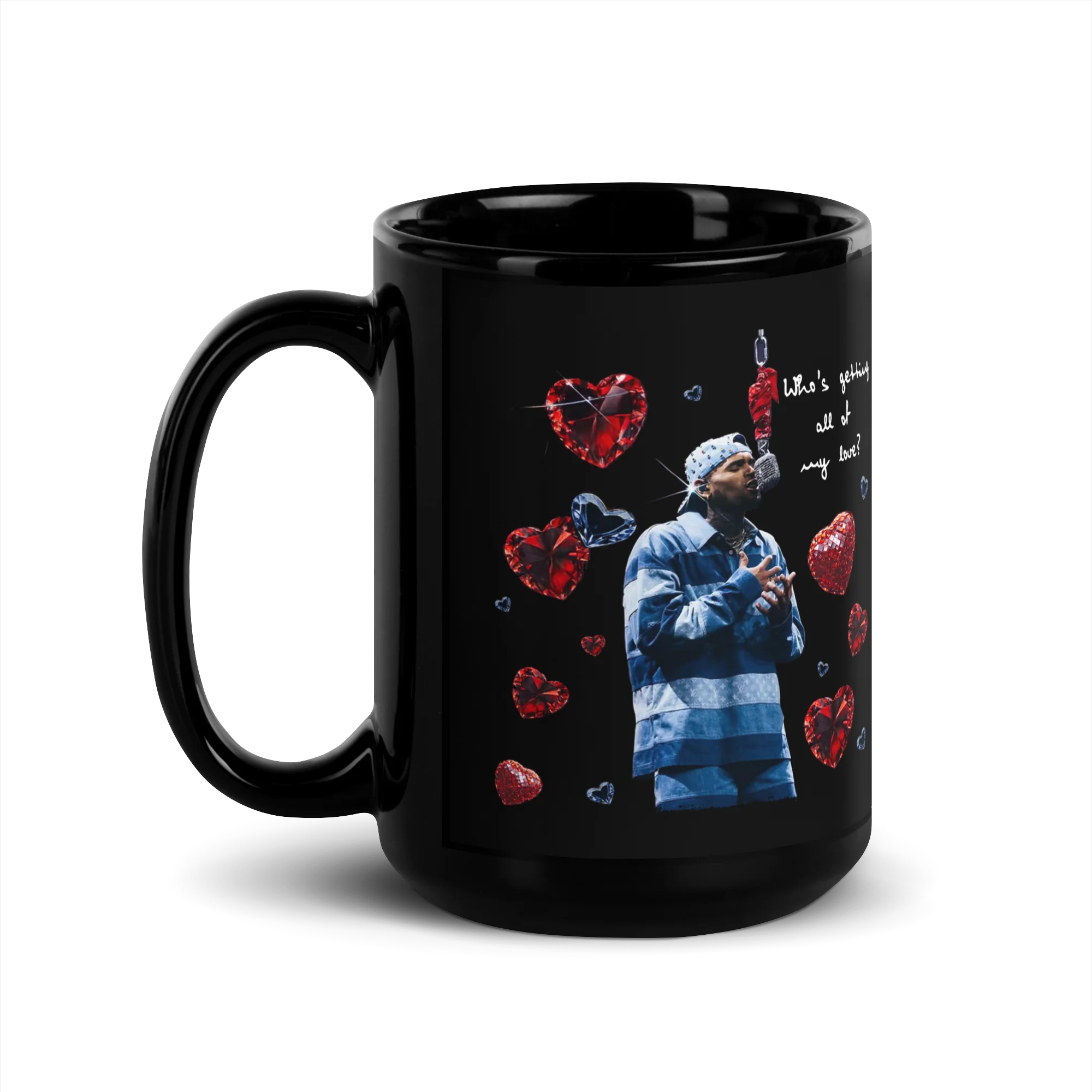 RESIDUALS Black Glossy Mug - Image 3