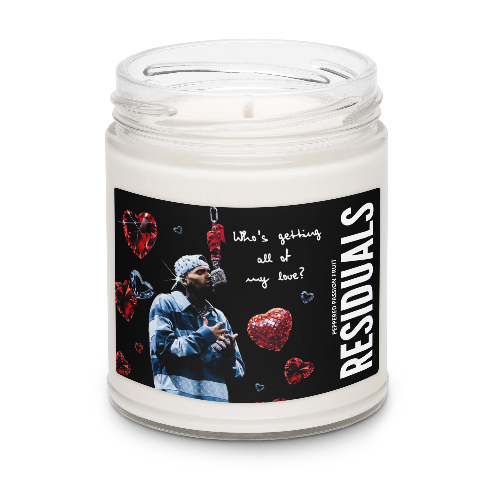 RESIDUALS PEPPERED PASSIONFRUIT SCENTED SOY CANDLE - Image 3