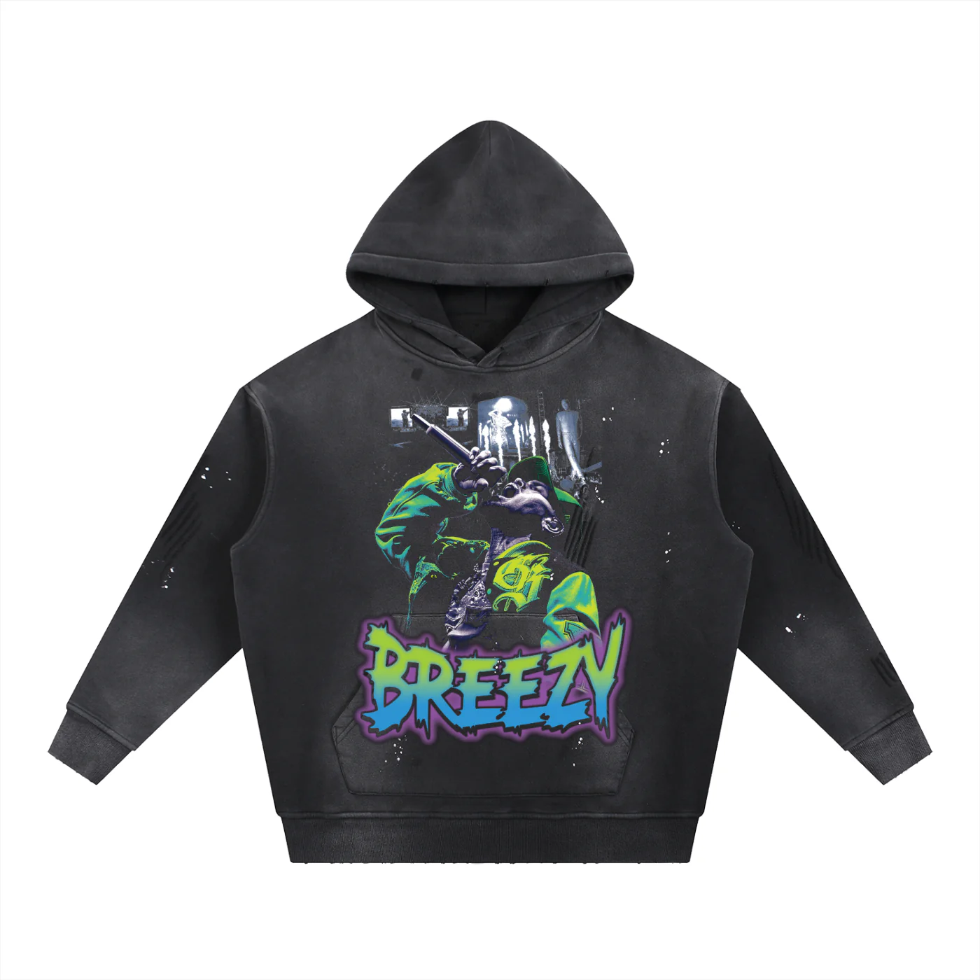 SPRING EQUINOX BLACK HOODIE