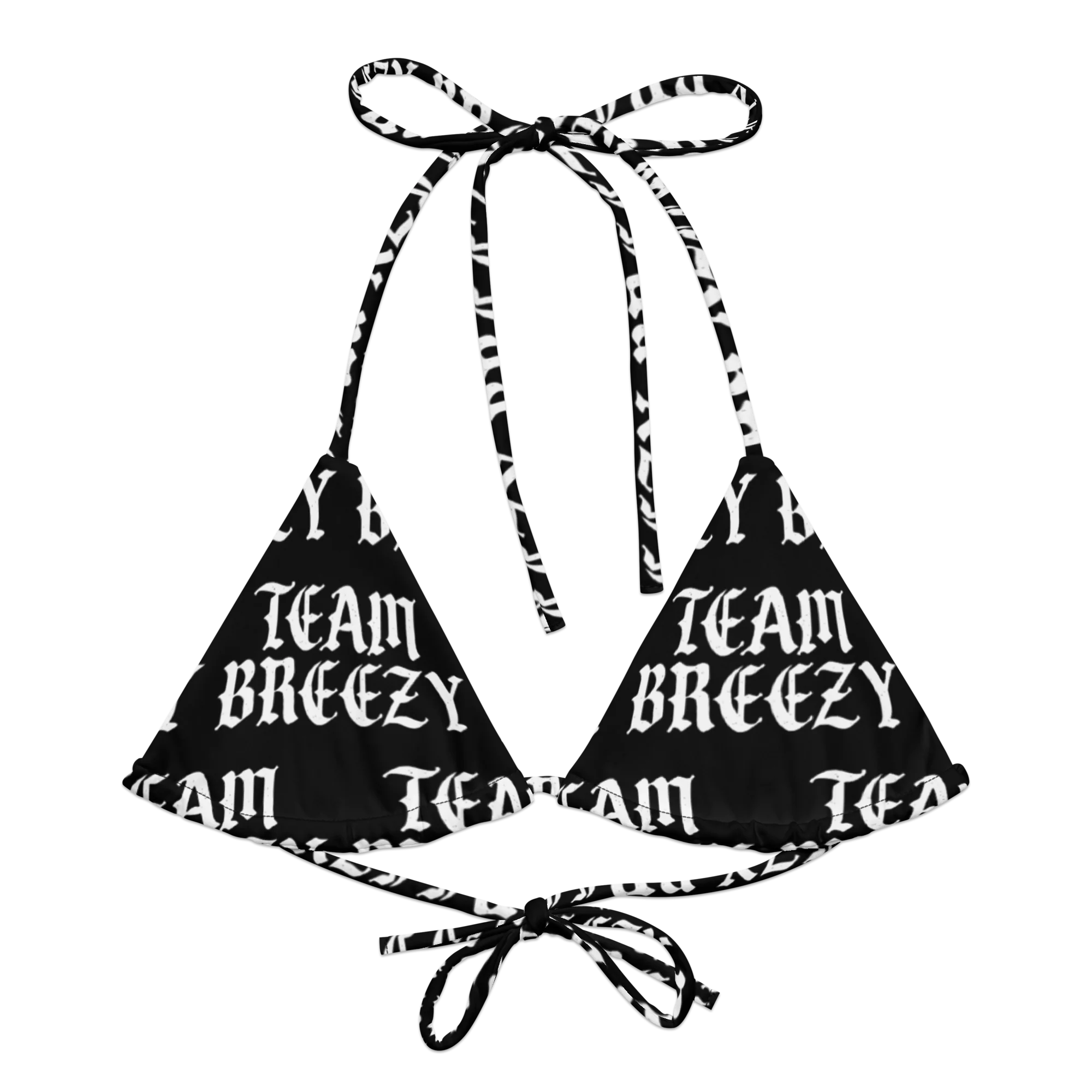 TEAM BREEZY All-Over Bikini Top - Image 3