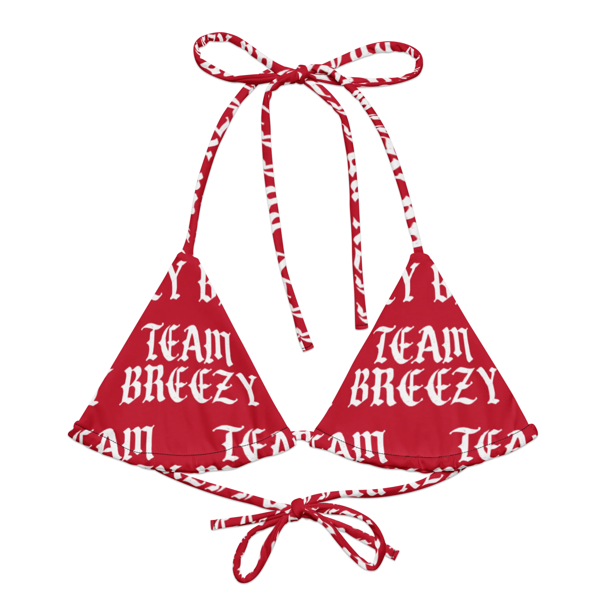 TEAM BREEZY All-Over Bikini Top - Image 4