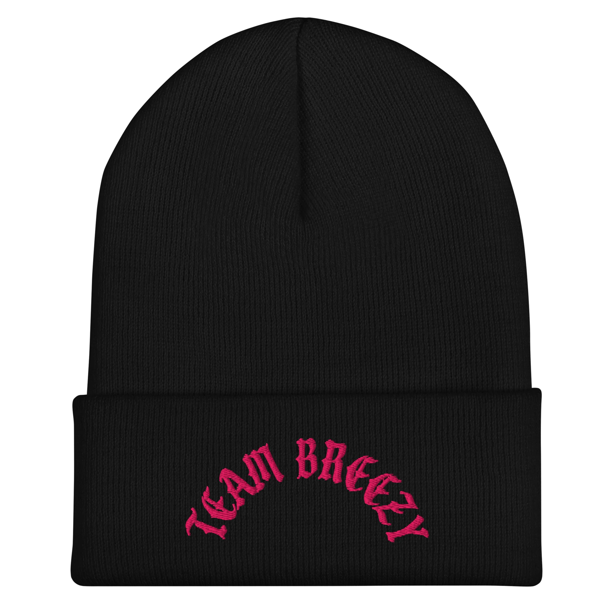 TEAM BREEZY BLACKLETTER Cuffed Beanie