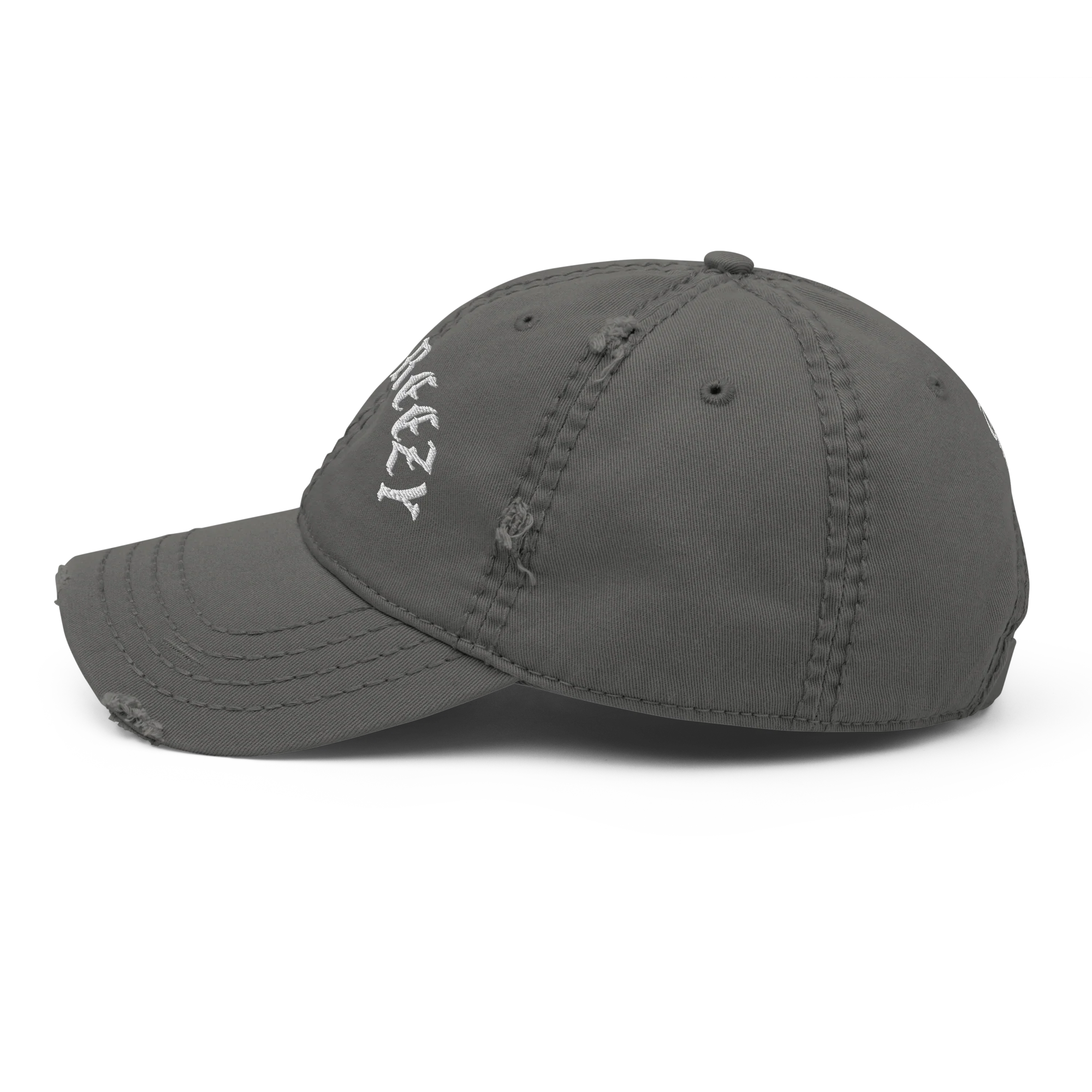 TEAM BREEZY BLACKLETTER Distressed Dad Hat - Image 10