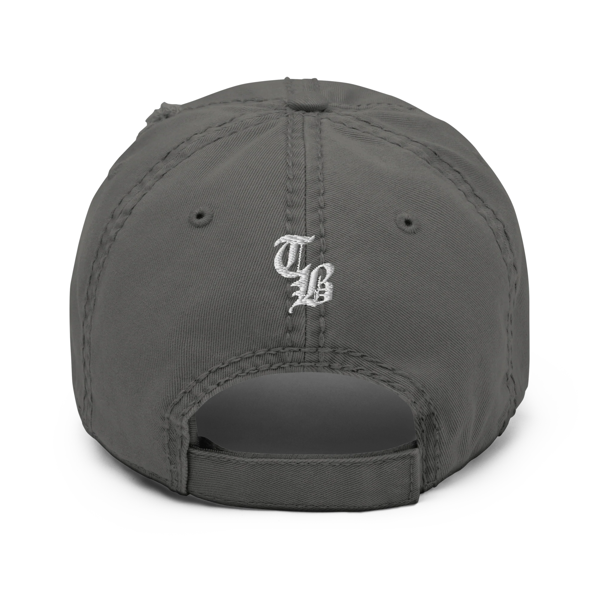 TEAM BREEZY BLACKLETTER Distressed Dad Hat - Image 8