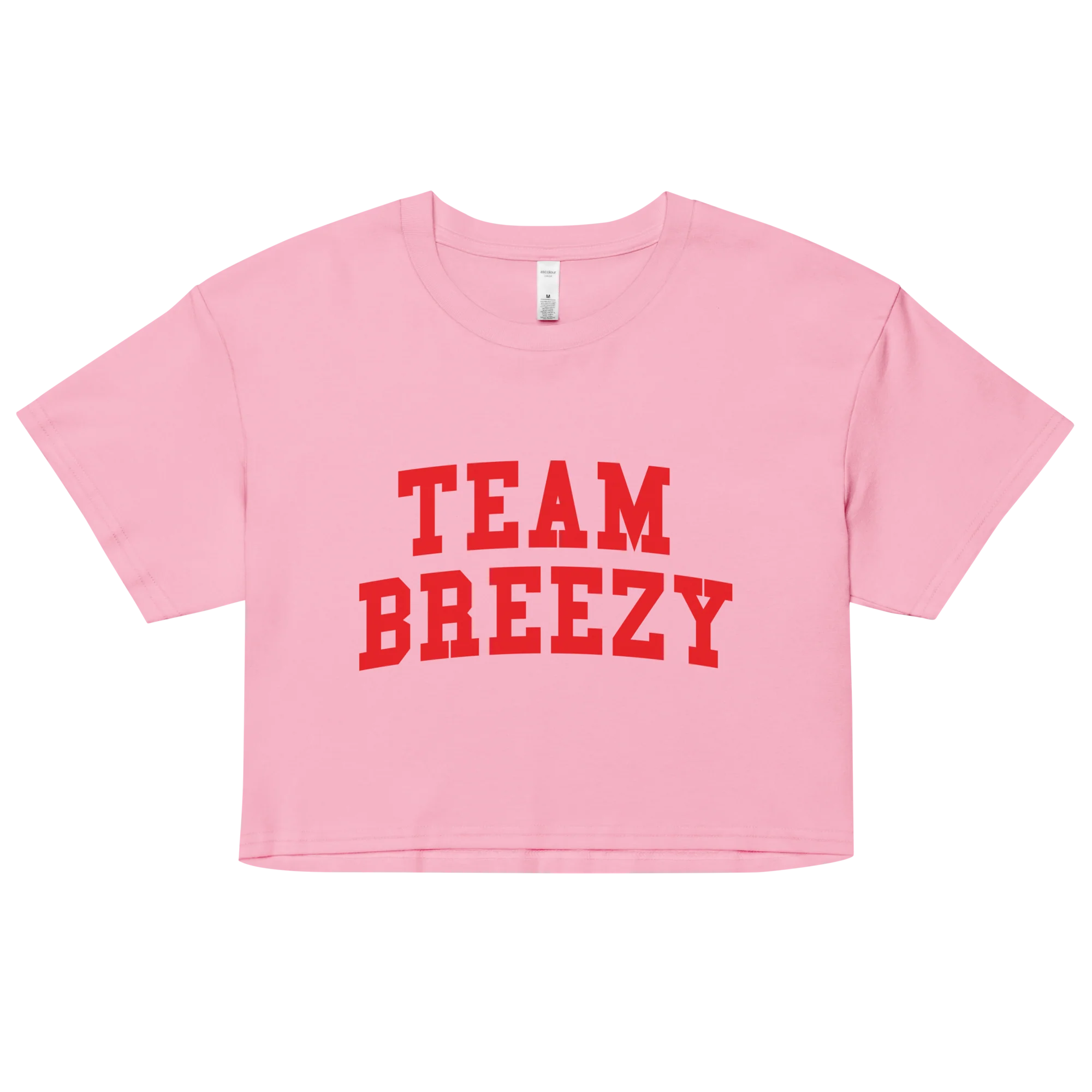 TEAM BREEZY COLLEGIATE WOMEN'S CROP TEE - Image 2