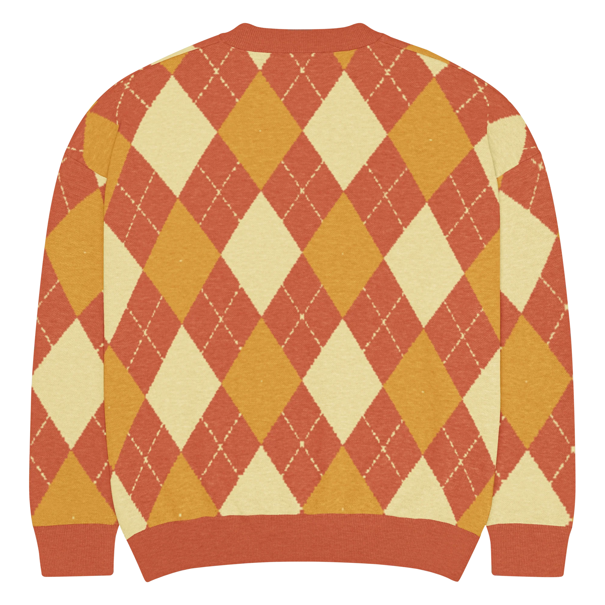 TEAM BREEZY ARGYLE KNIT UNISEX SWEATSHIRT - Image 4